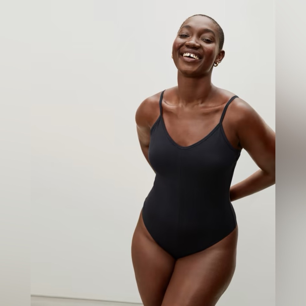 Everlane The Cami Bodysuit Black Small